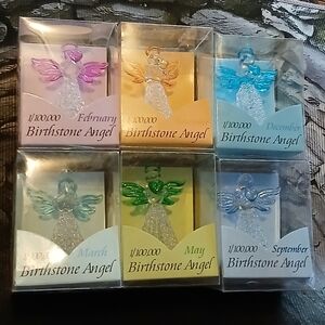 December Birthstone Angel Figurine